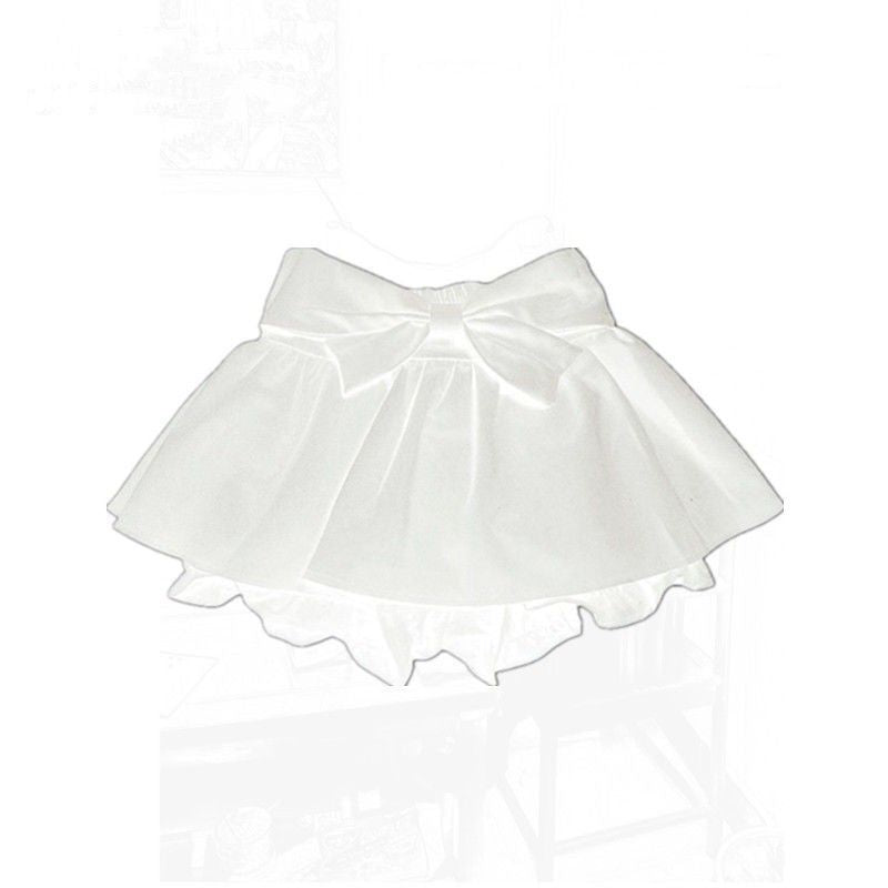 Pettiskirt Hot Girl Sweet Long Leg Girl Bow Pantskirt Spring New Simple Black All-matching Skirt