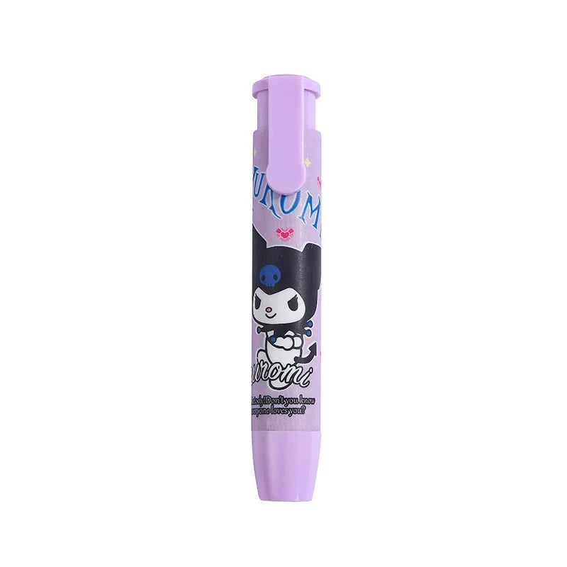 Creative Sanrio Hello Kitty Press Eraser Anime Kuromi Melody Cinnamoroll Cartoon Kawaii Stationery Gift Office School Supplies