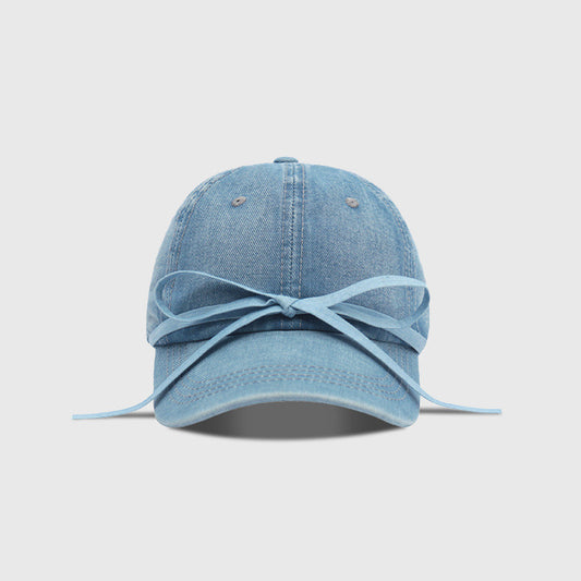 Casual Cool All-match Bow Curved Brim Simple Cowboy Hat