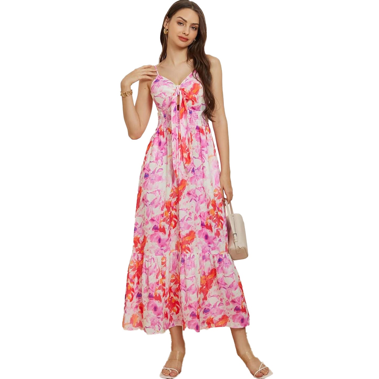 Slip Bohemian Printing Slip Dress