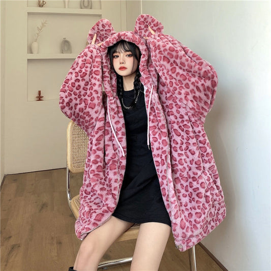 Lamb Wool Coat Women Thick Woolen