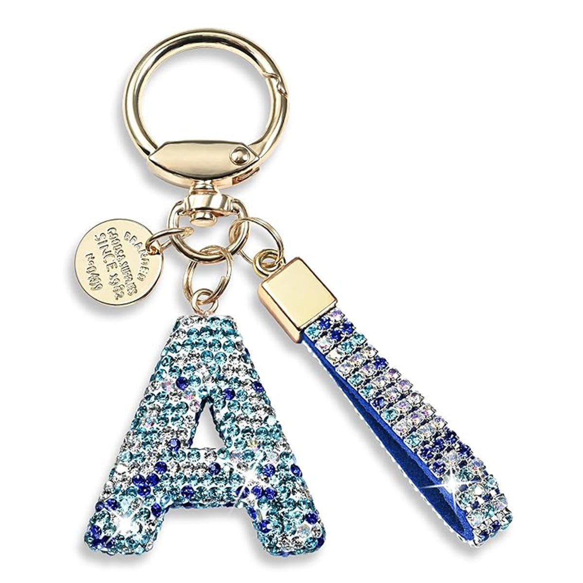 Diamond Letters Keychain