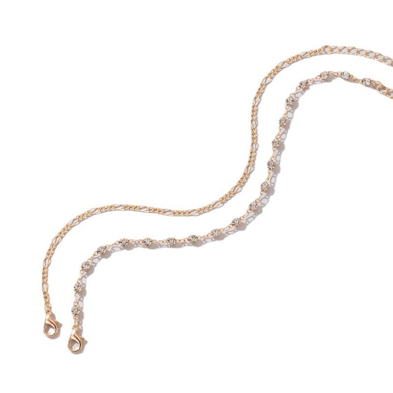 Luxury Diamond Double Anklet