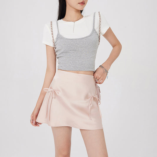 Fashion Bow Bandage Skirt For Women