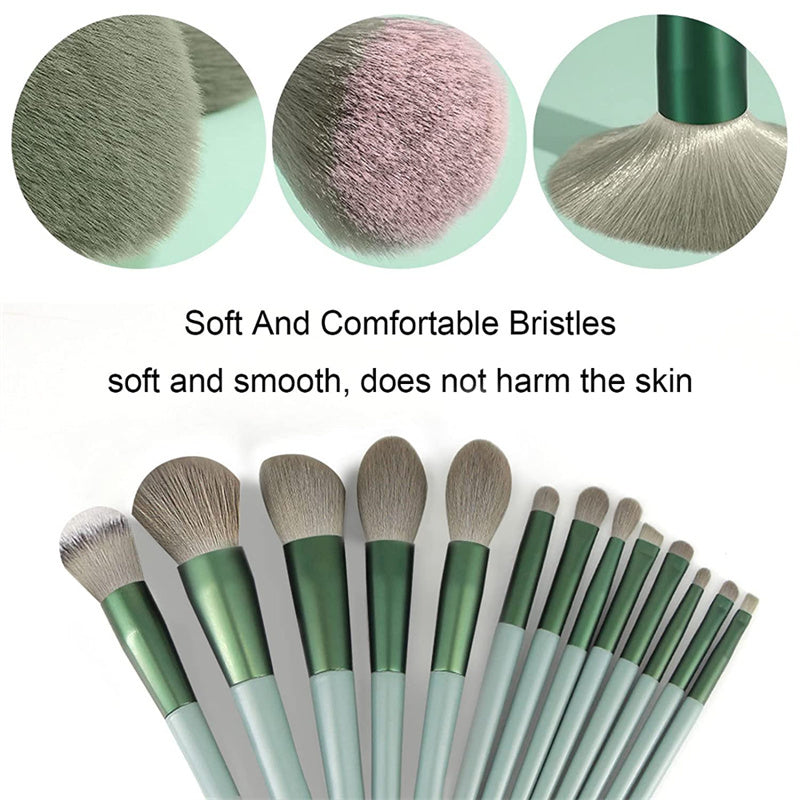 Makeup Brush Set Make Up Concealer Brush Blush Powder Brush Eye Shadow Highlighter Foundation Brush Cosmetic Beauty Tools 13Pcs