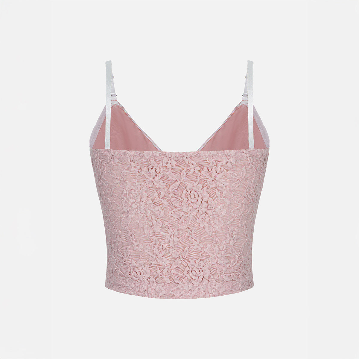 Lace Embroidery Spaghetti-strap Camisole Top