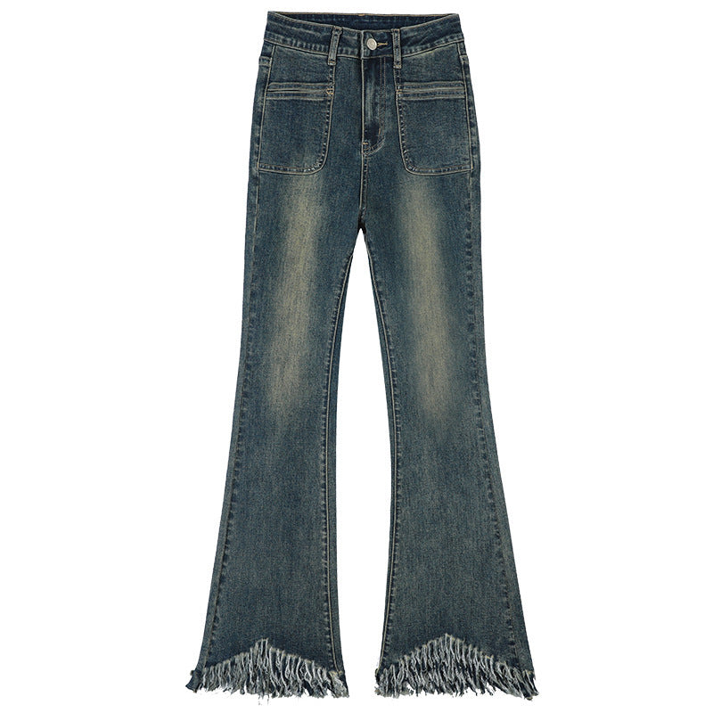 Fashionable Retro Flared Jeans