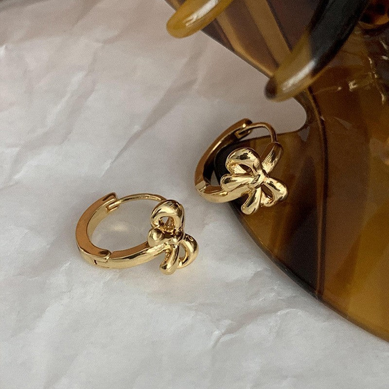 Simple Graceful Bow Earrings For Women